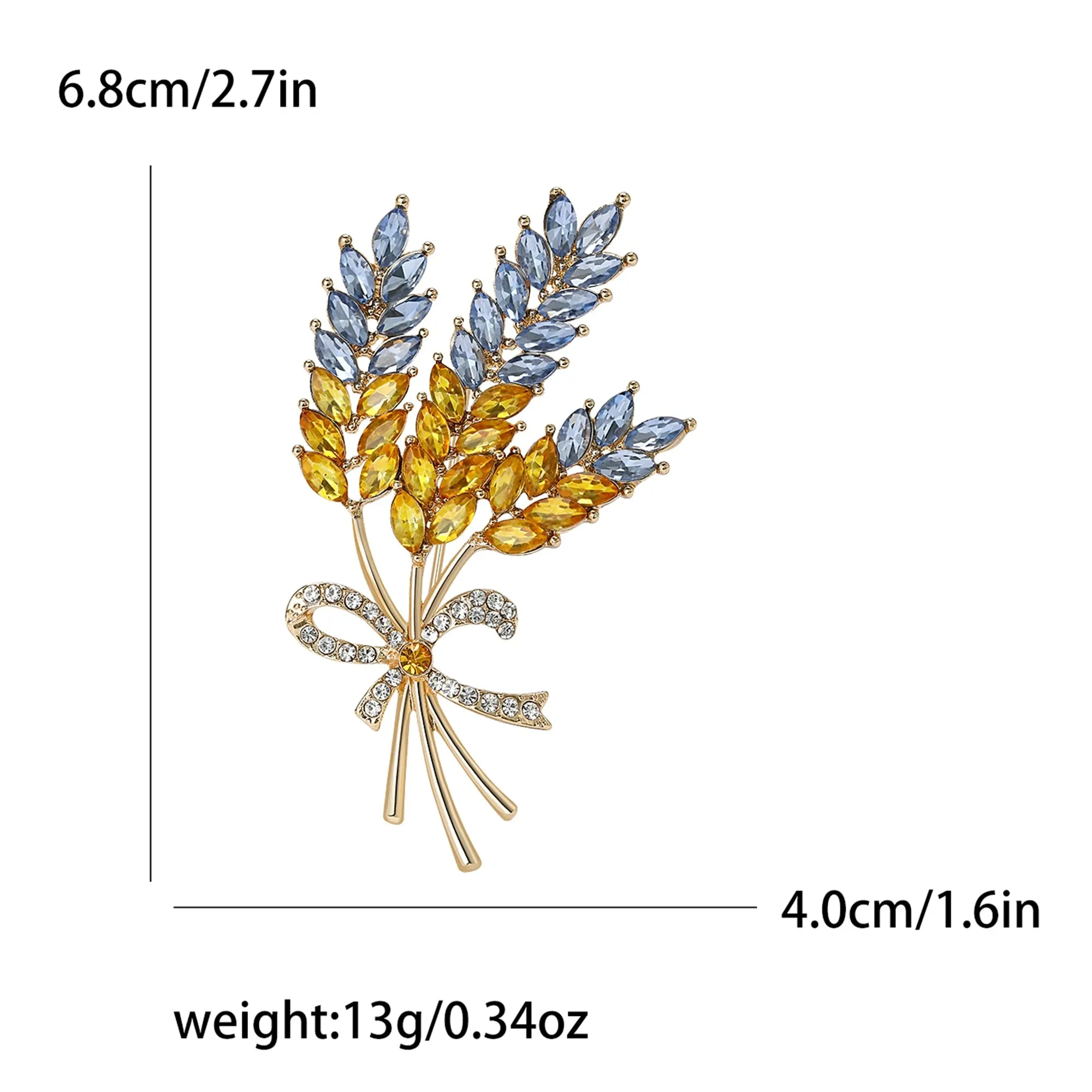 Beaut&Berry Ear of Wheat Brooches