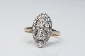BELLE EPOQUE OLD MINE CUT DIAMOND RING