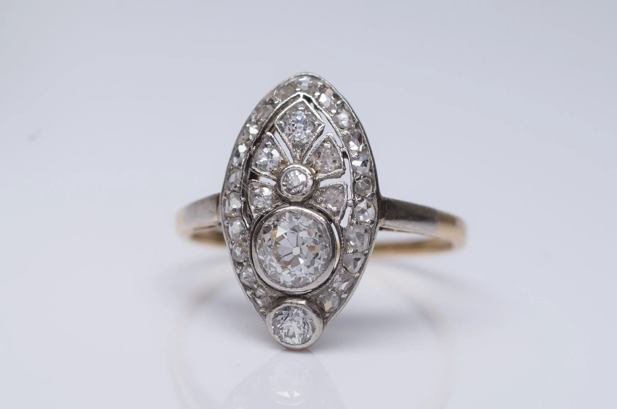 BELLE EPOQUE OLD MINE CUT DIAMOND RING
