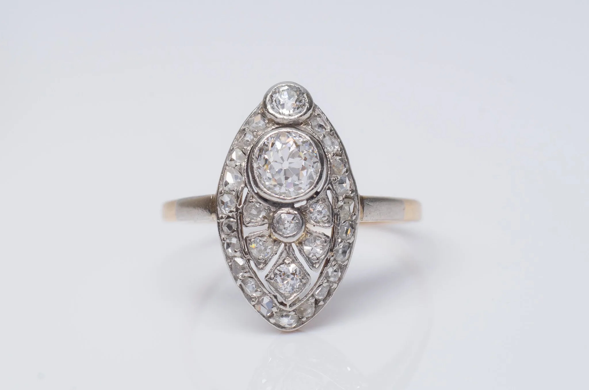 BELLE EPOQUE OLD MINE CUT DIAMOND RING