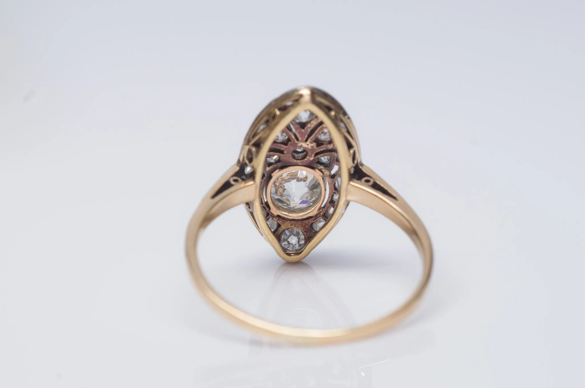 BELLE EPOQUE OLD MINE CUT DIAMOND RING