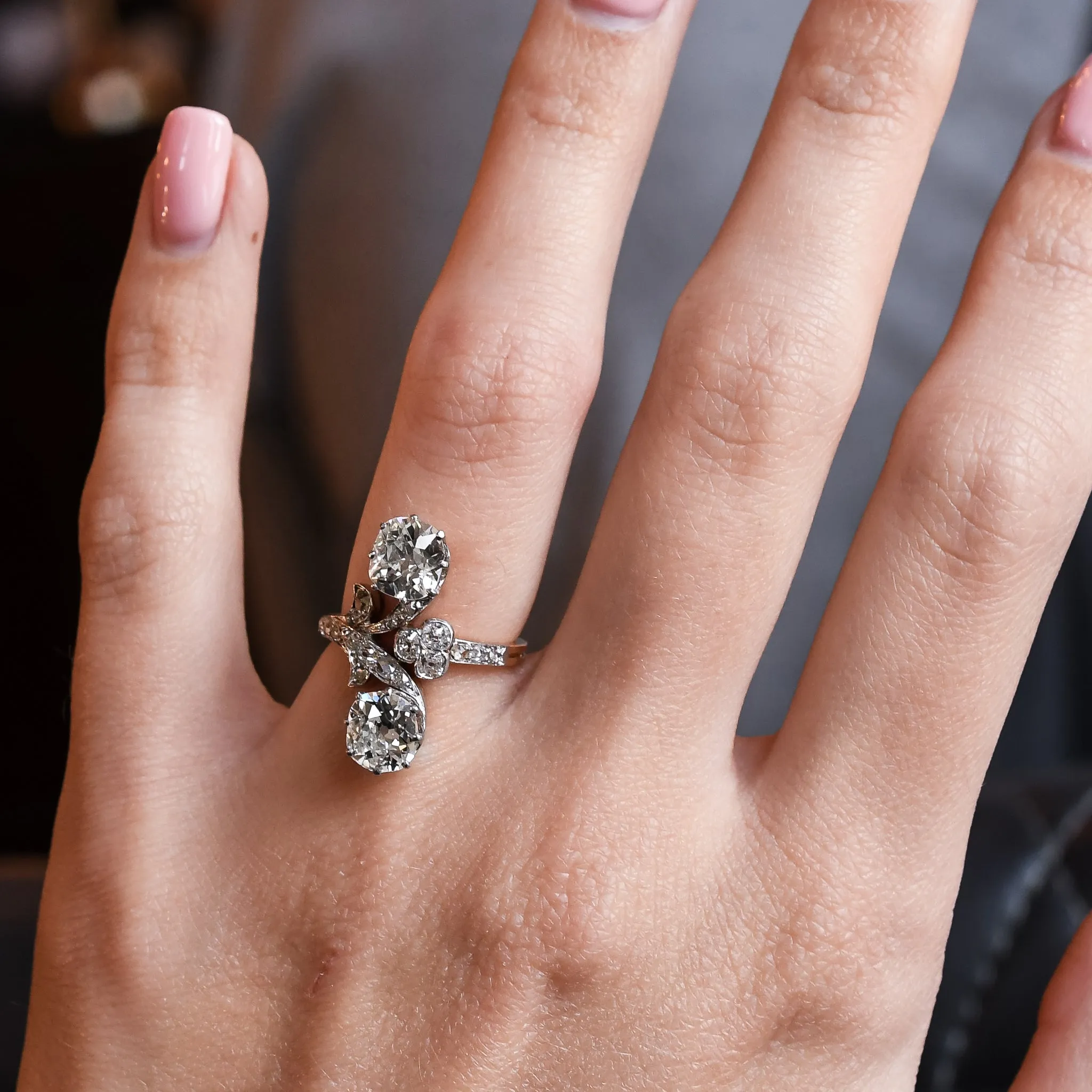 Belle Époque Diamond "Toi et Moi" Ring