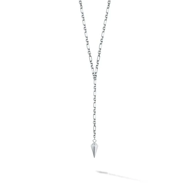 Birks Sterling Iconic Rock and Pearl Y Necklace