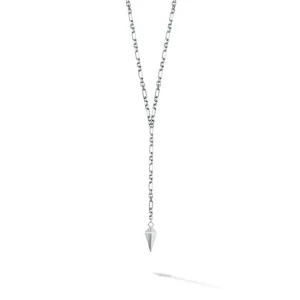 Birks Sterling Iconic Rock and Pearl Y Necklace