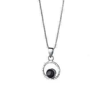 Black  Lava pearl Necklaces