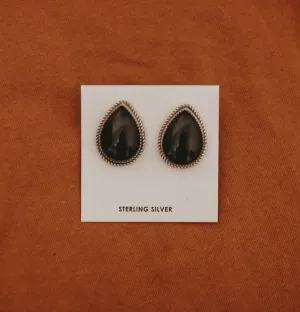 Black Onyx Statement Studs