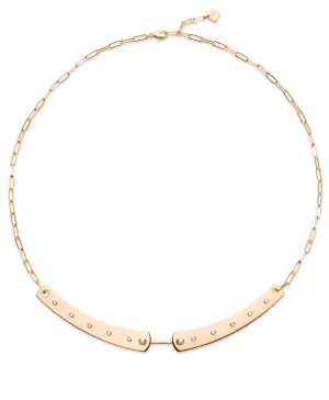 'Brunch in NY' Paperclip Chain Necklace