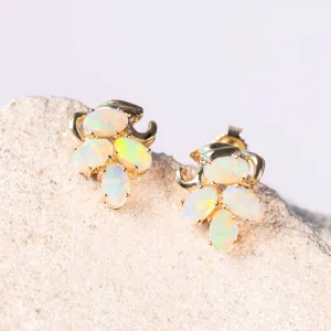 'Bryce' Crystal Opal Earring 14ct Gold
