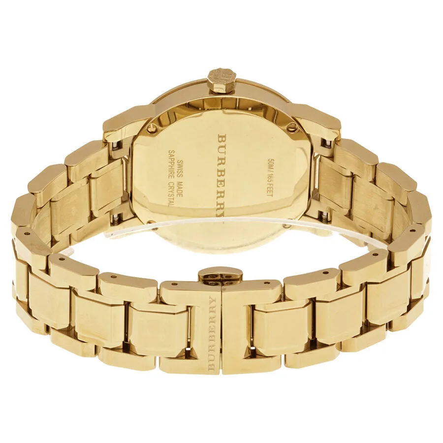 Burberry Light Champagne Dial Light Gold-tone Ladies Watch BU9134