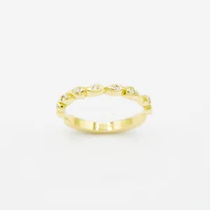 Celts & Kings Ring -0.09ct Diamonds - Gold