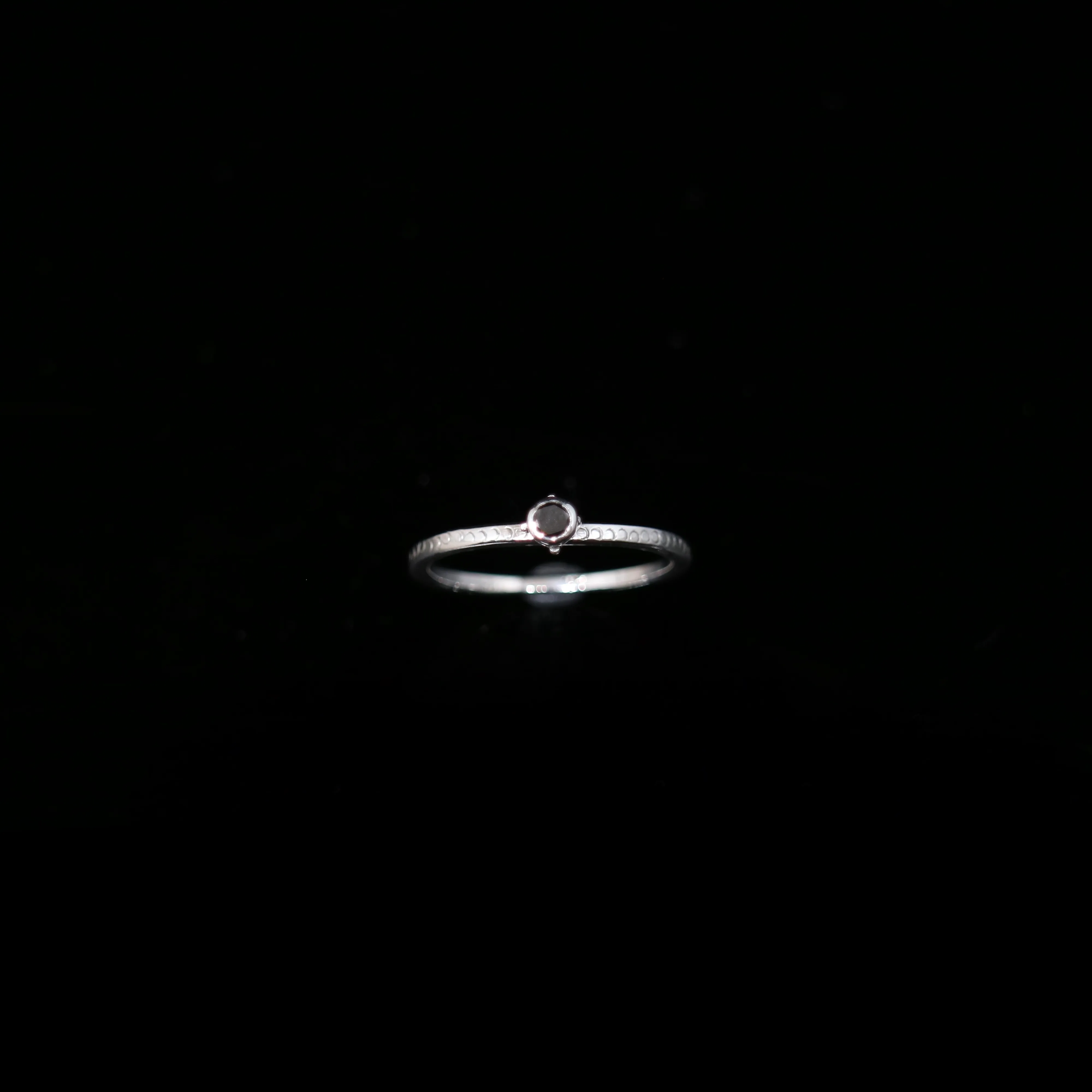 Celts & Kings Ring - 0.10ct Diamond (3mm) - White Gold