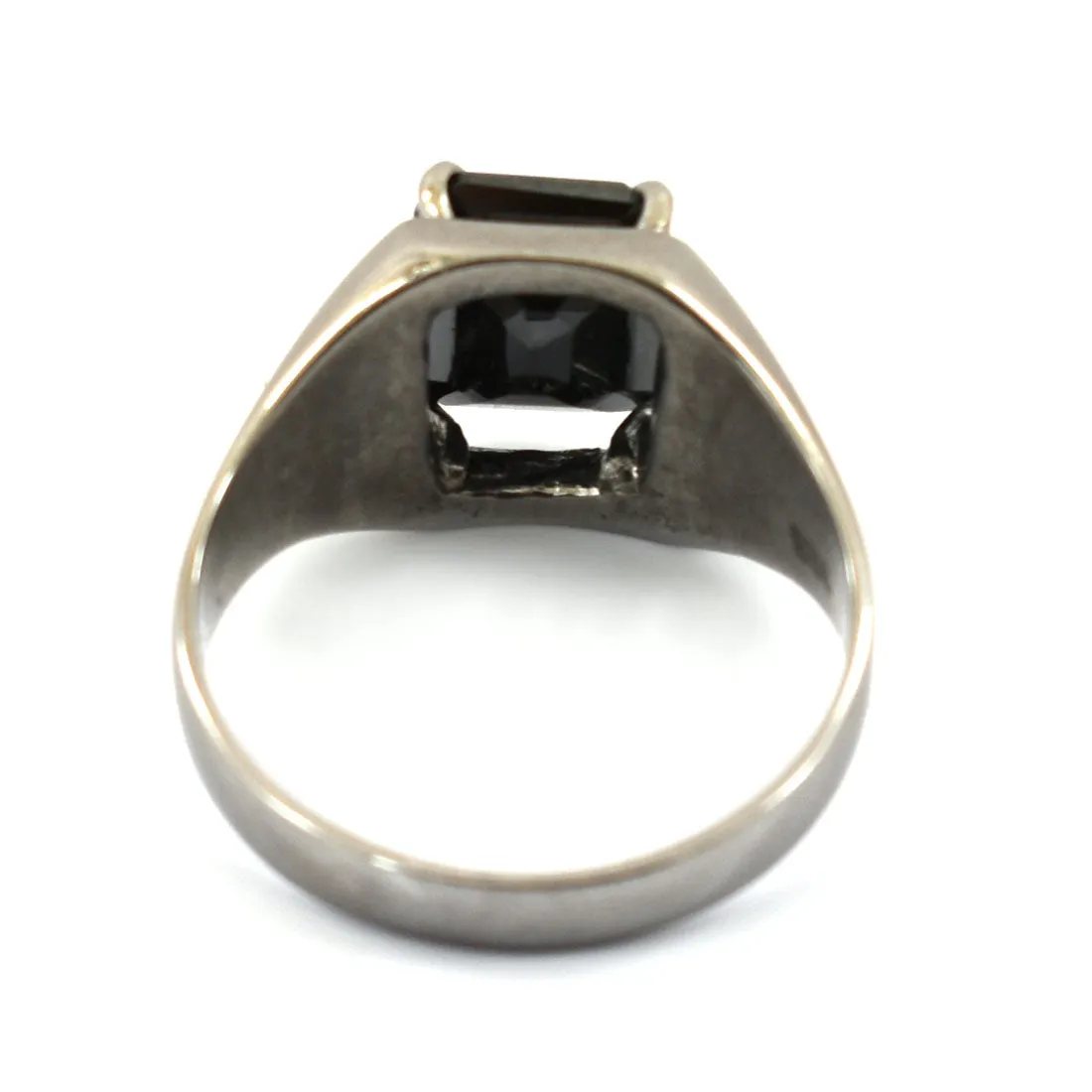 Certified 3.25 Ct Radiant Cut Black Diamond Solitaire Ring in 925 Silver, Ideal Gift! Amazing Look