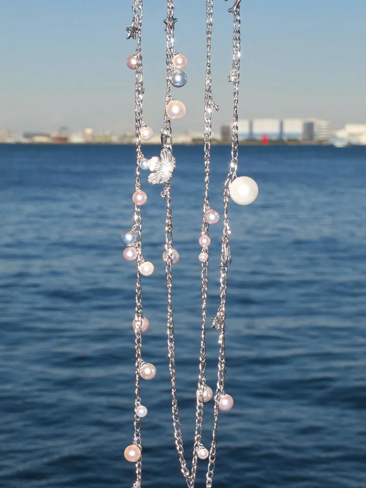 Cherry Blossom Motif Waist Chain Necklaces【s0000012126】