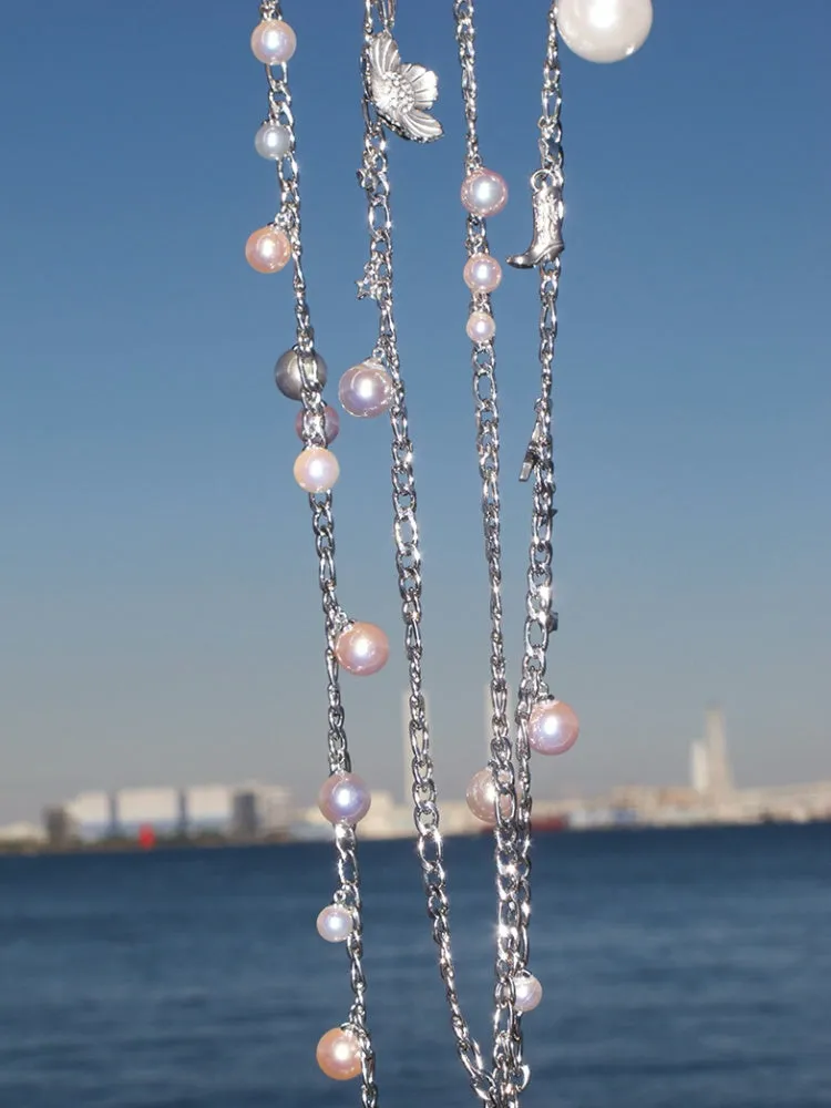 Cherry Blossom Motif Waist Chain Necklaces【s0000012126】