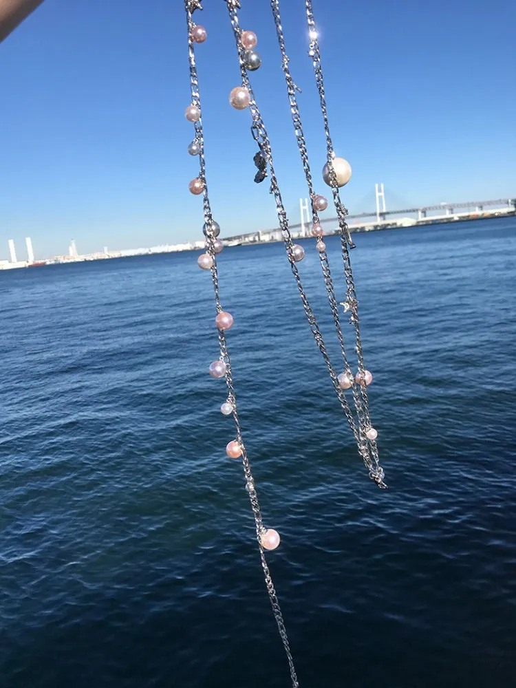 Cherry Blossom Motif Waist Chain Necklaces【s0000012126】