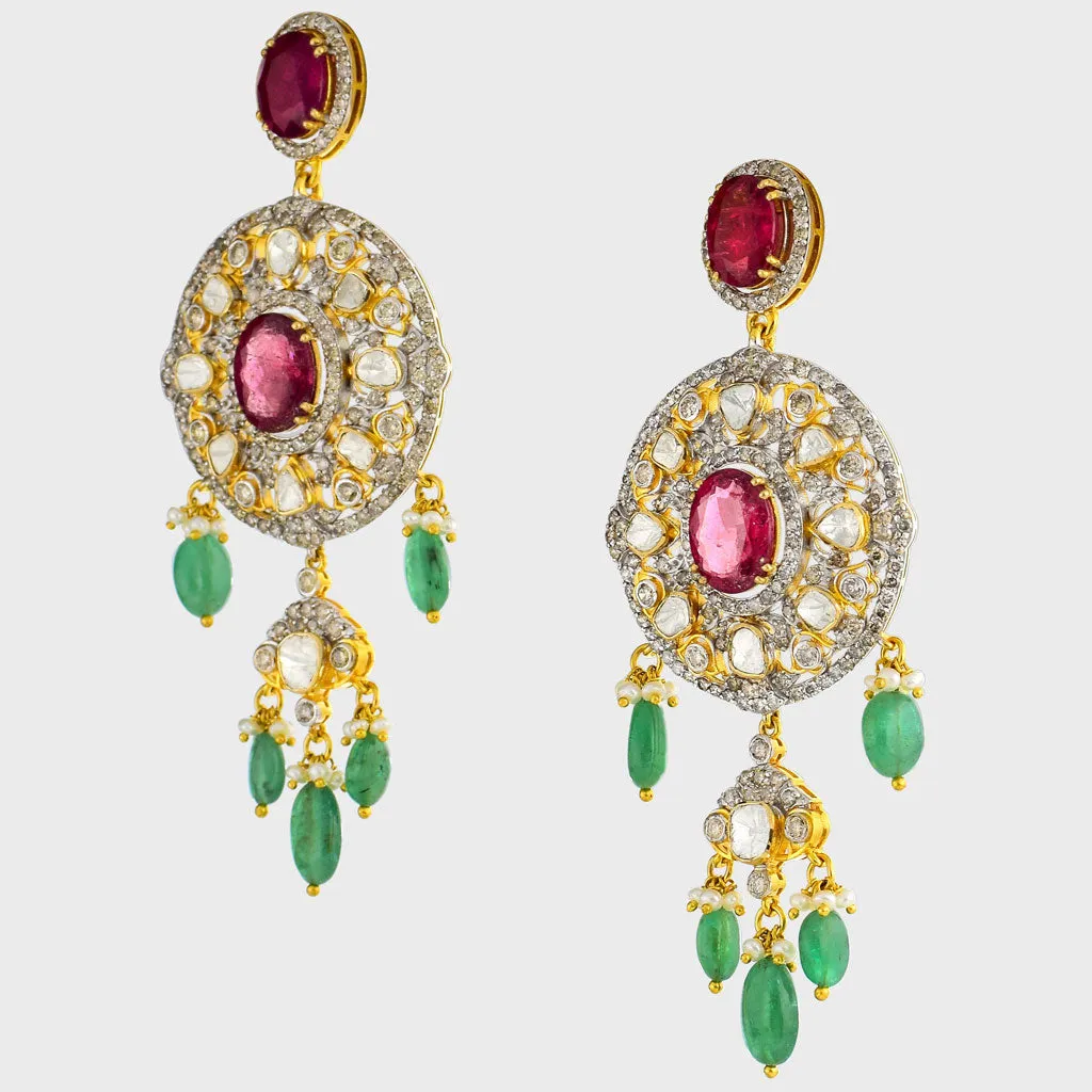 Choker Necklace and Earring pair - KMNE3369