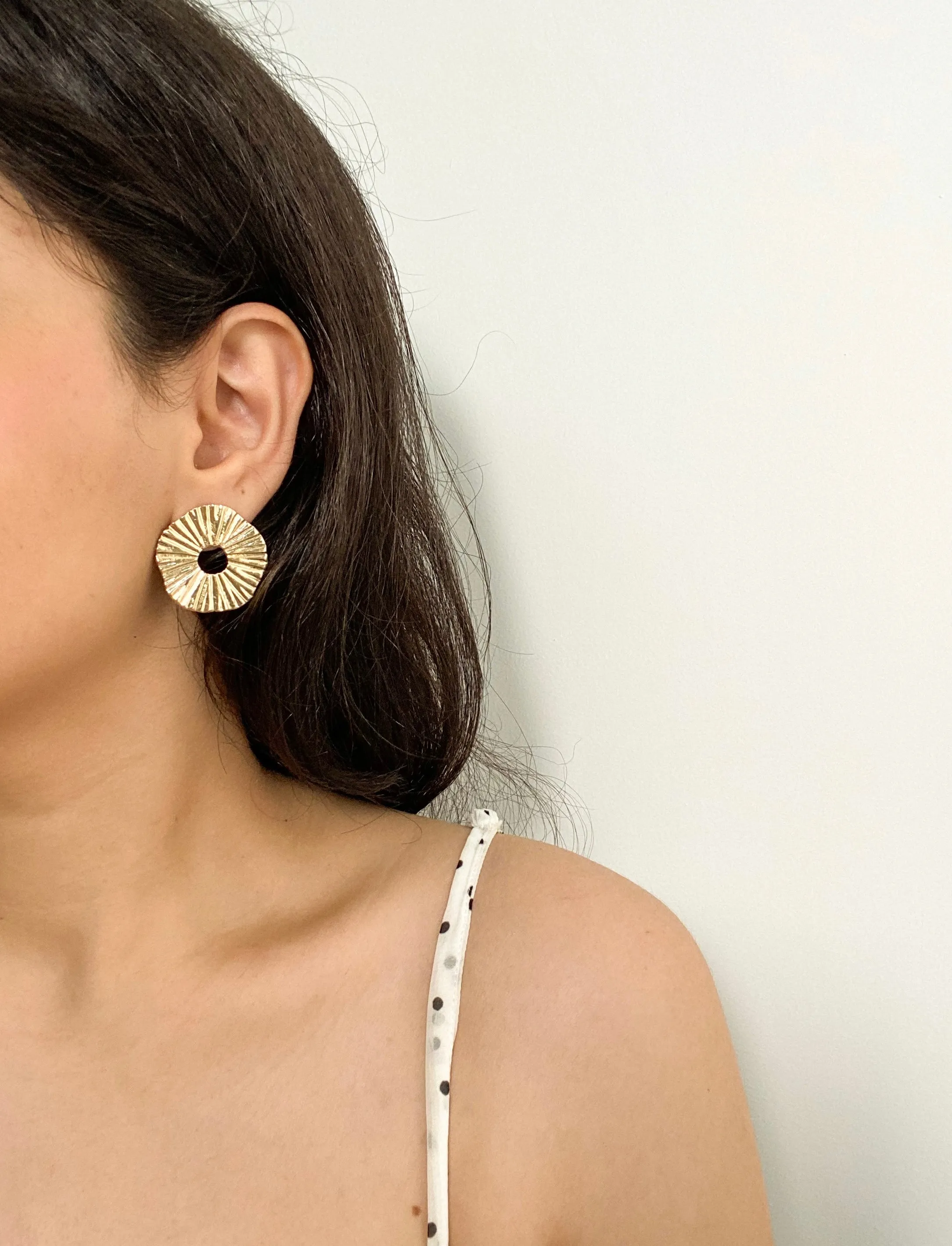 Circular Statement Earring
