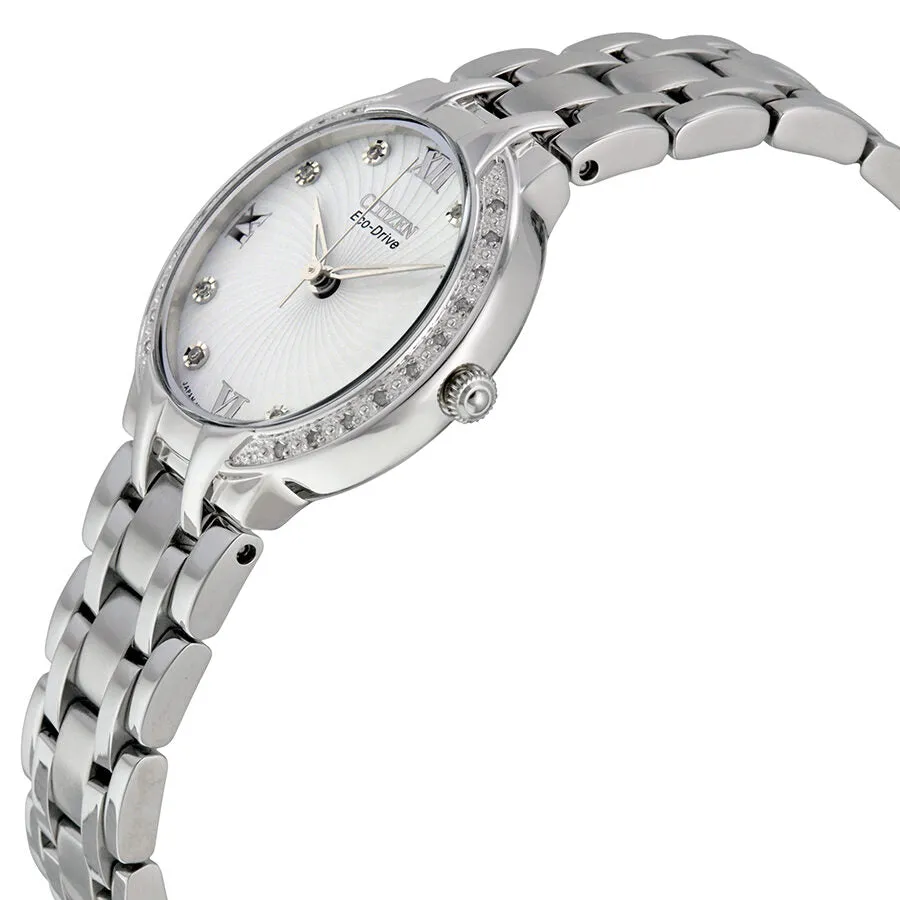 Citizen Bella Eco-Drive Diamond Dial Ladies Watch EM0120-58A