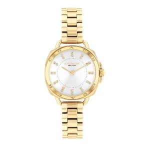 Coach Tatum Gold Stainless Steel Silver Dial Quartz Watch for Ladies - 14504153