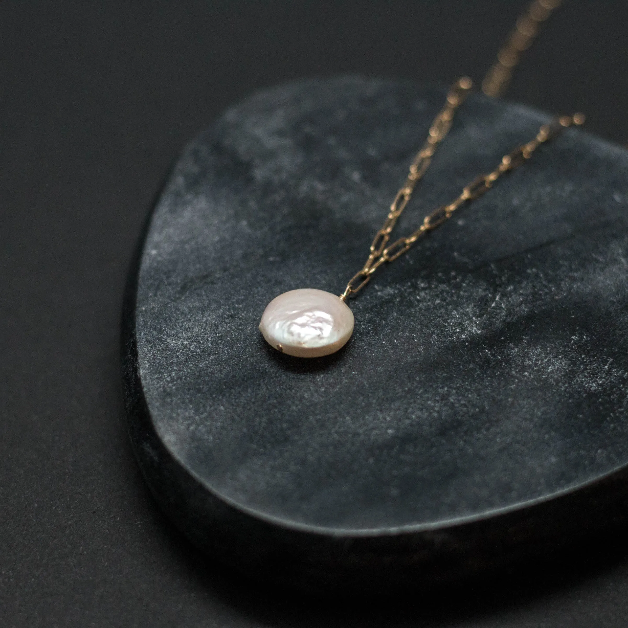 coin pearl necklace