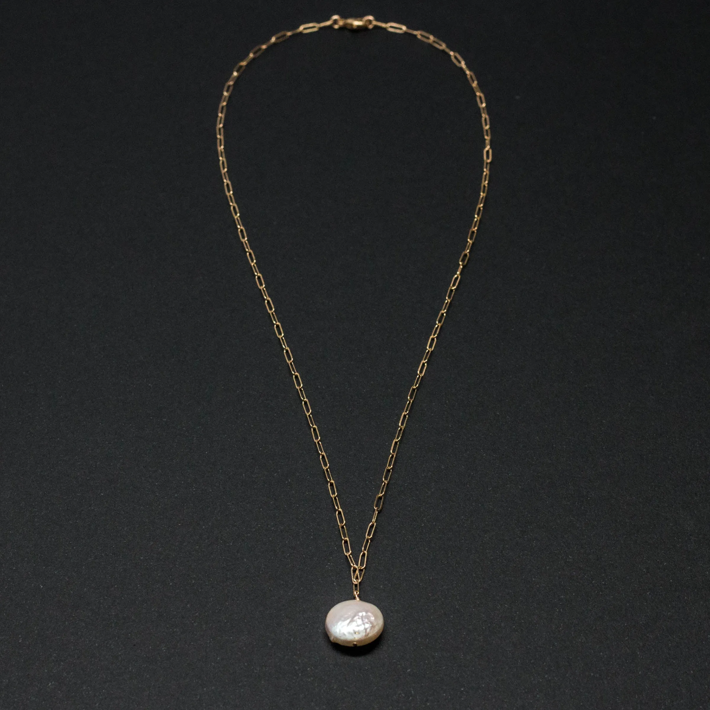 coin pearl necklace