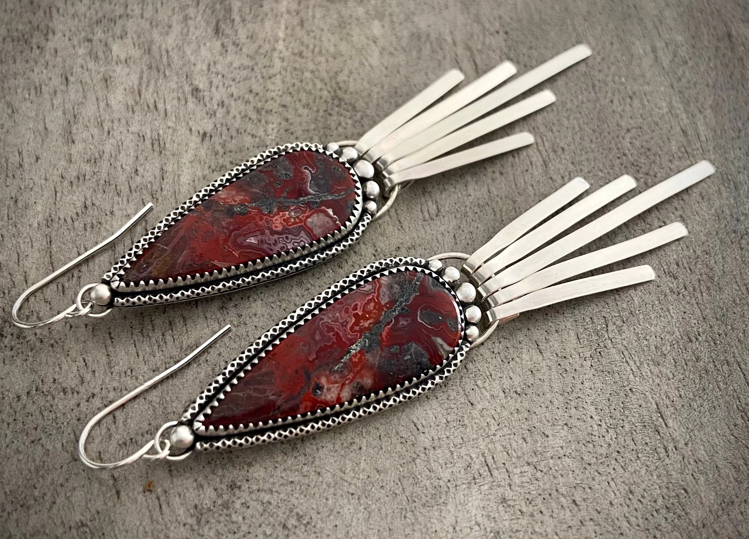 Crazy Lace Fringe Earrings