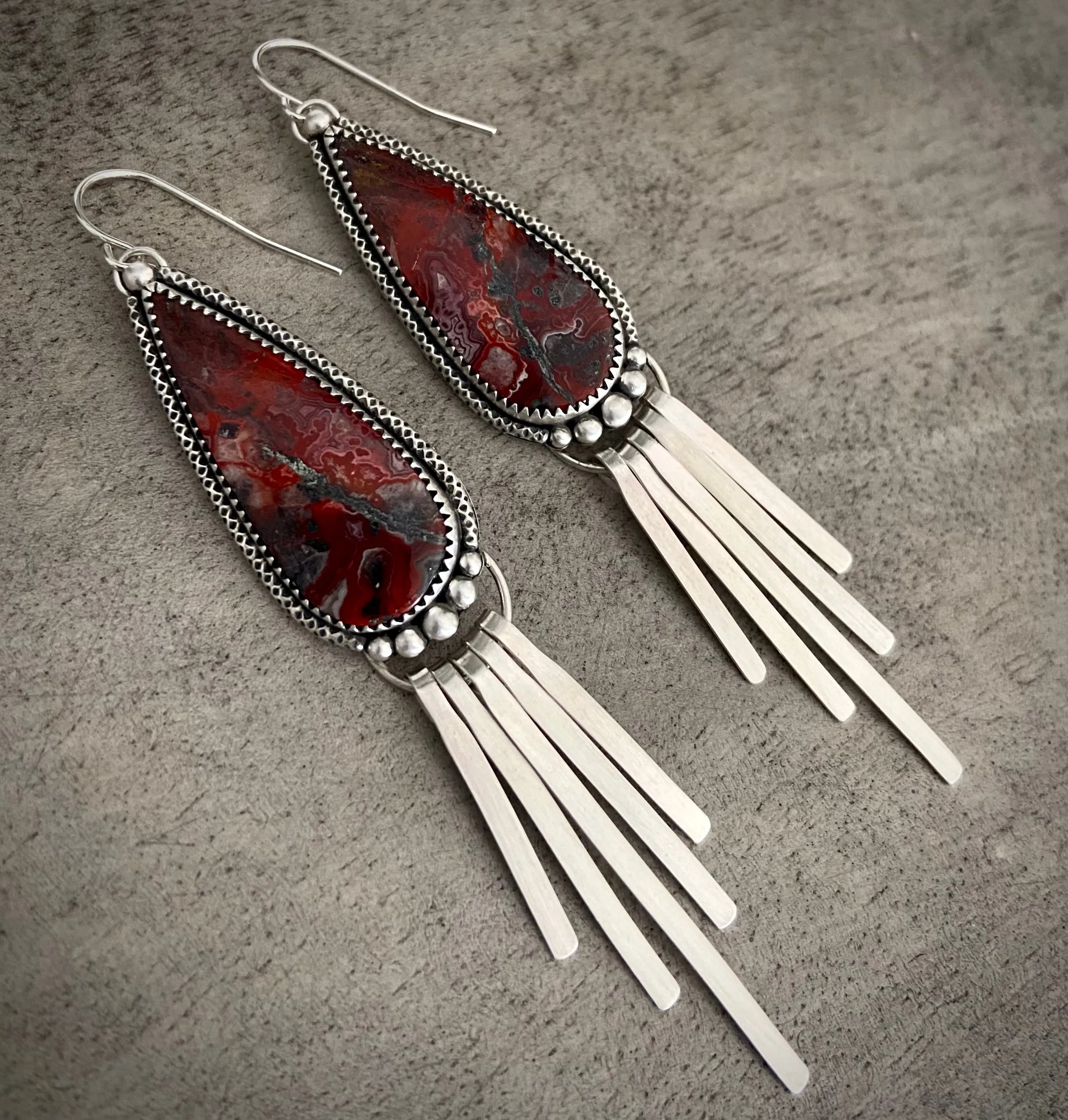 Crazy Lace Fringe Earrings