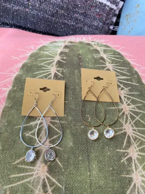 Crystal Drop Dangle Earring