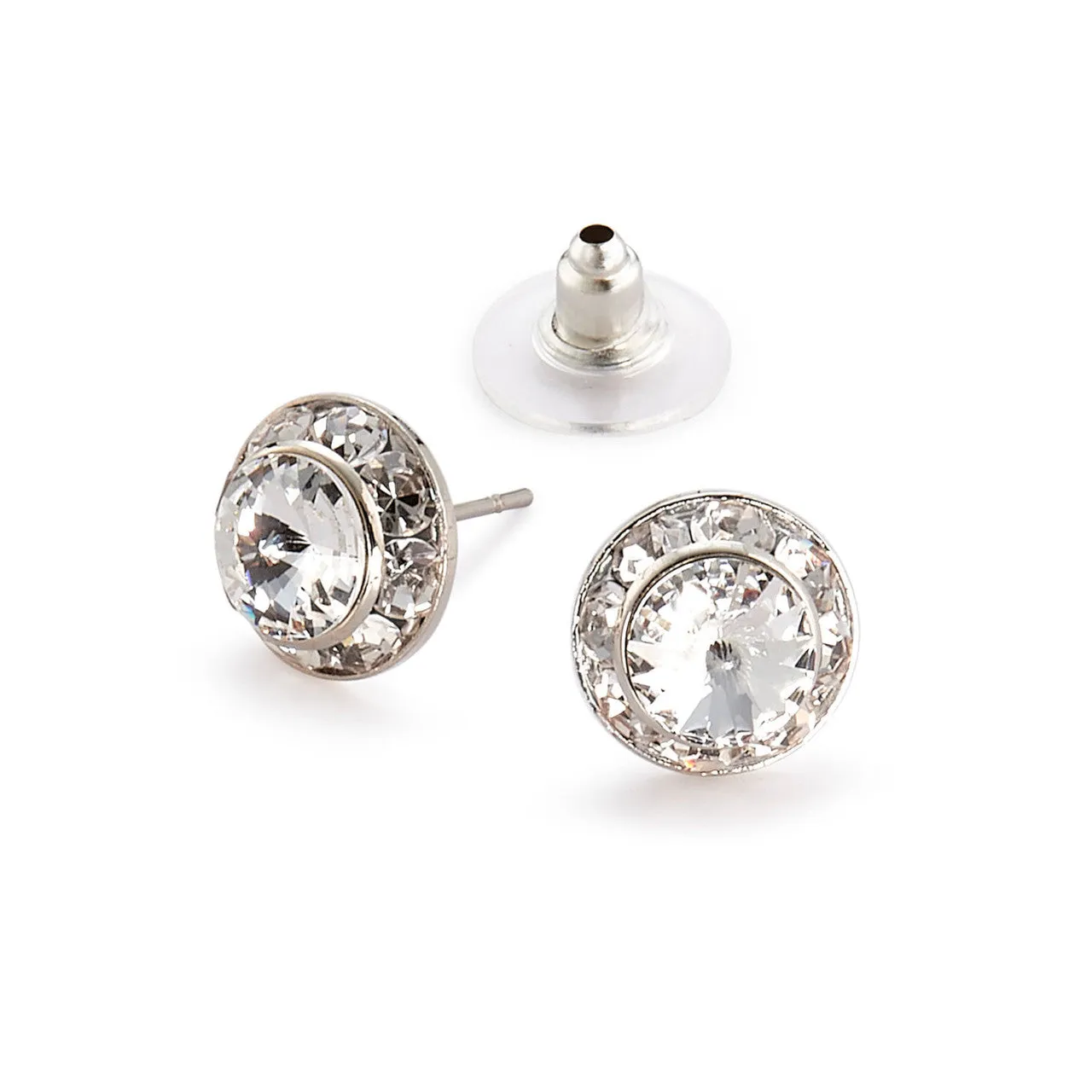 Crystal Earrings, 11mm size