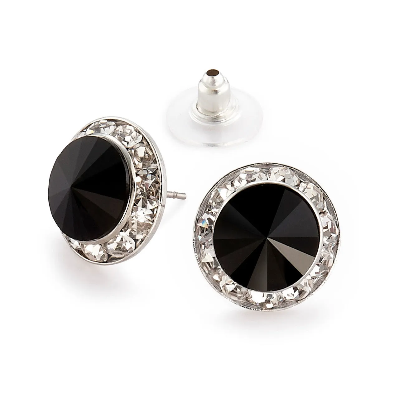 Crystal Earrings, 15mm size