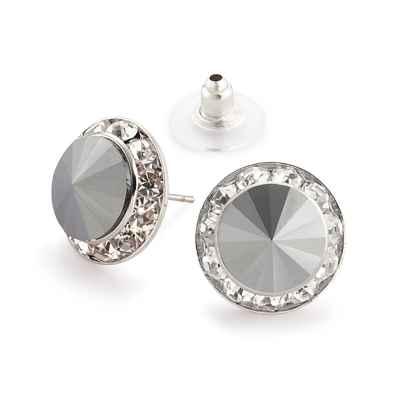 Crystal Earrings, 15mm size