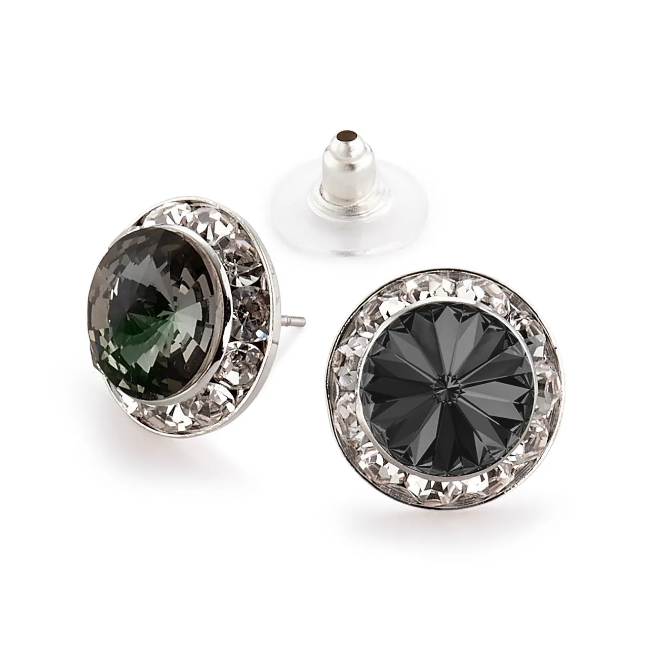 Crystal Earrings, 15mm size