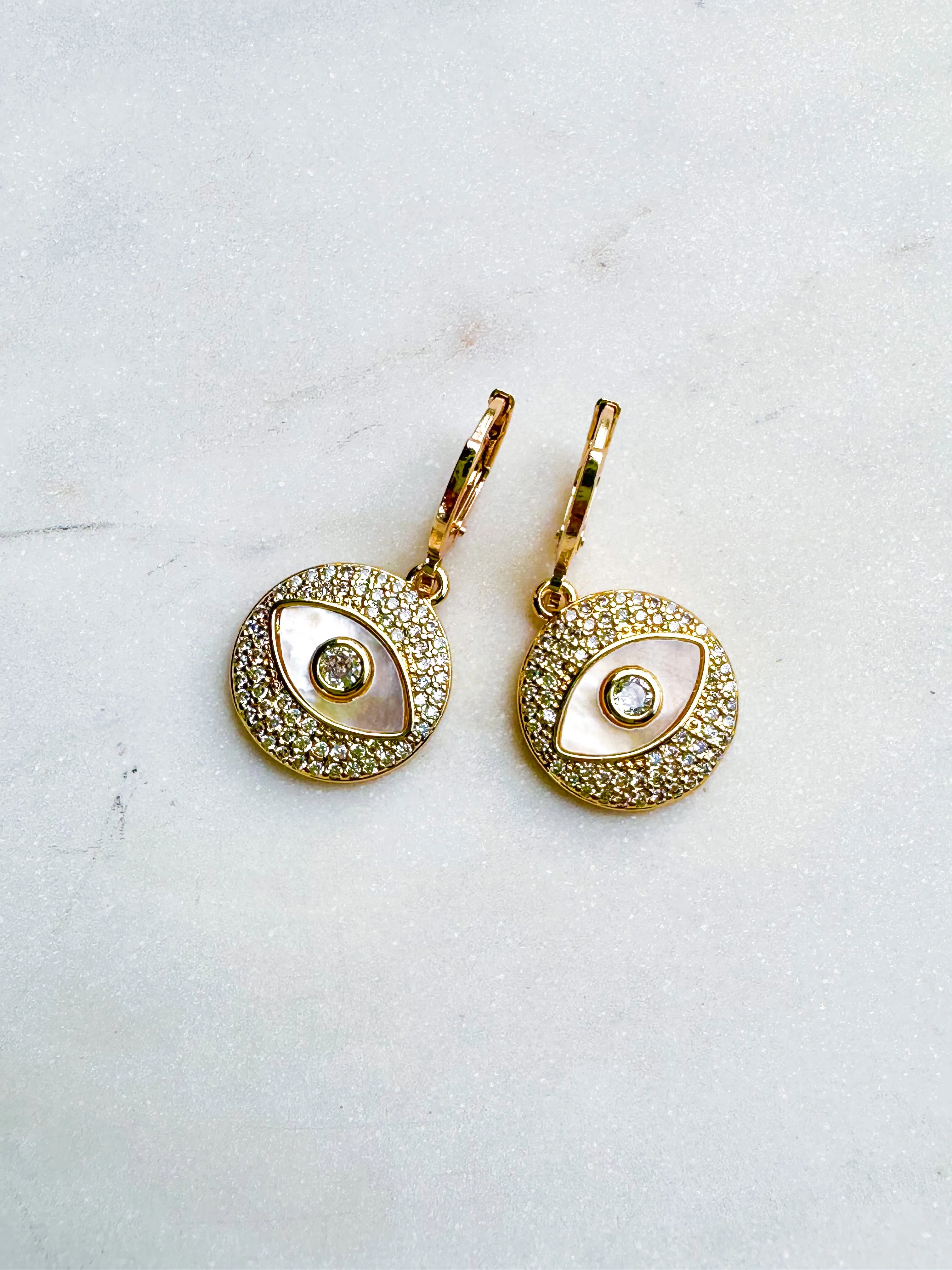 Crystal Eye Earrings