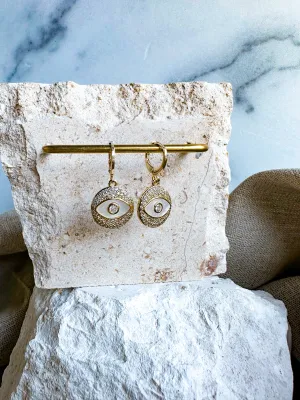 Crystal Eye Earrings