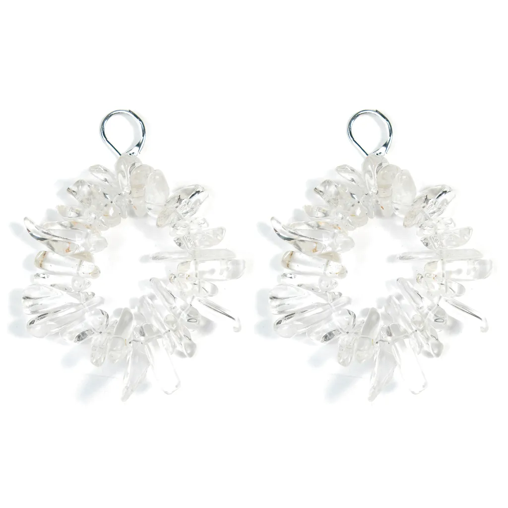 Crystal Quartz Catalina Earrings