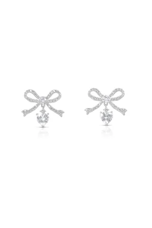 Crystal Ribbon Earrings