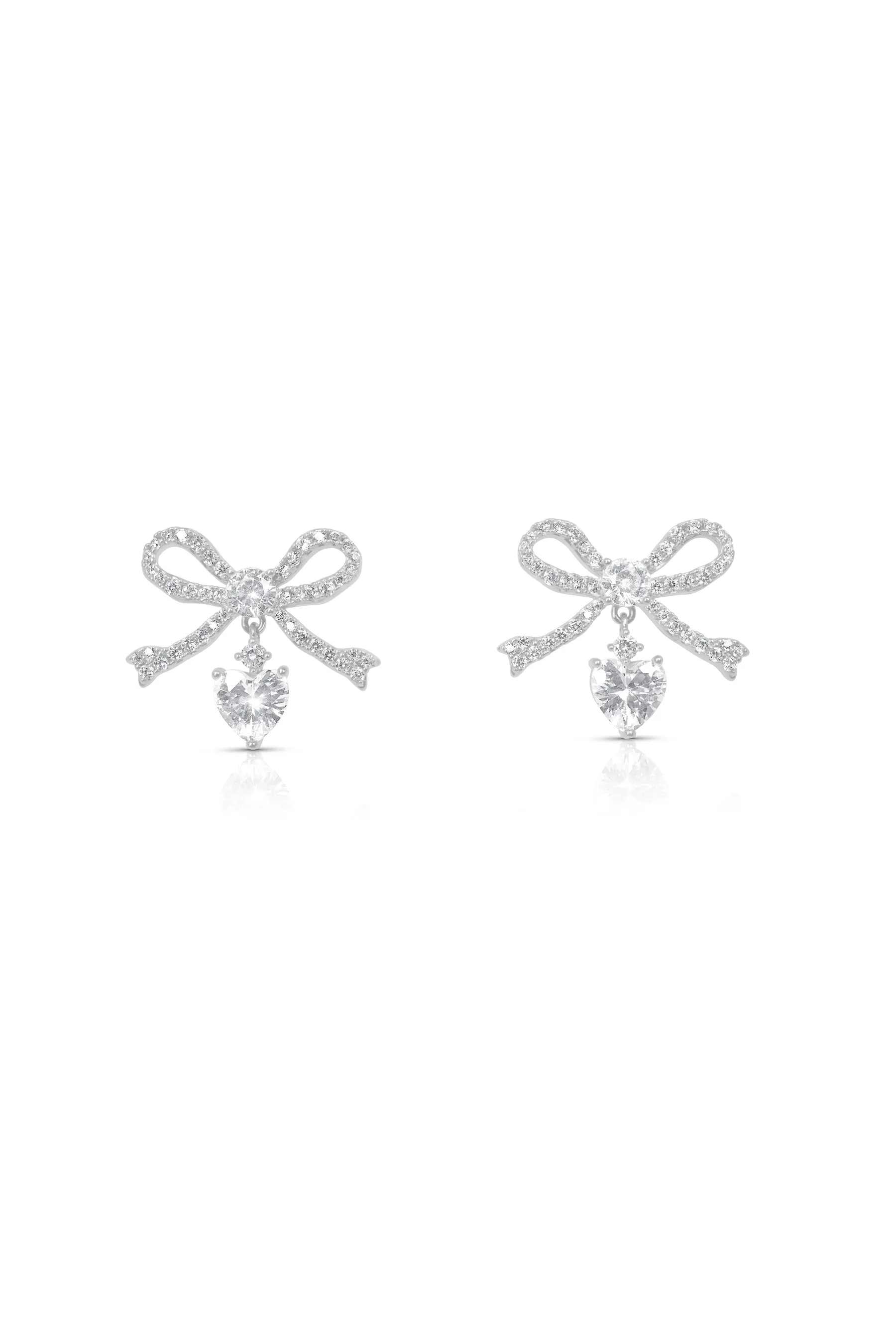 Crystal Ribbon Earrings