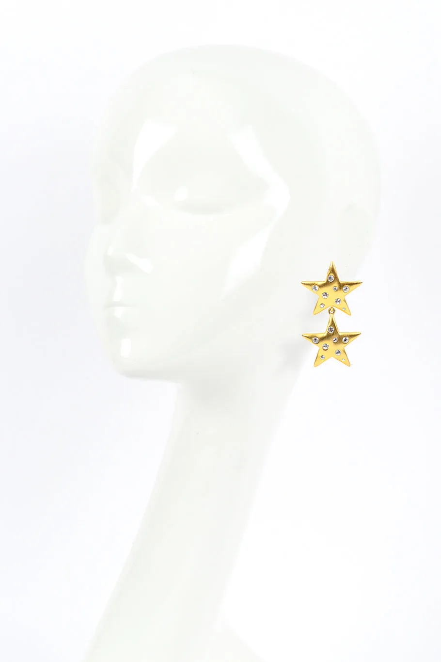 Crystal Star Drop Earrings