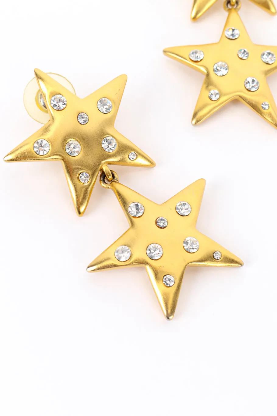 Crystal Star Drop Earrings