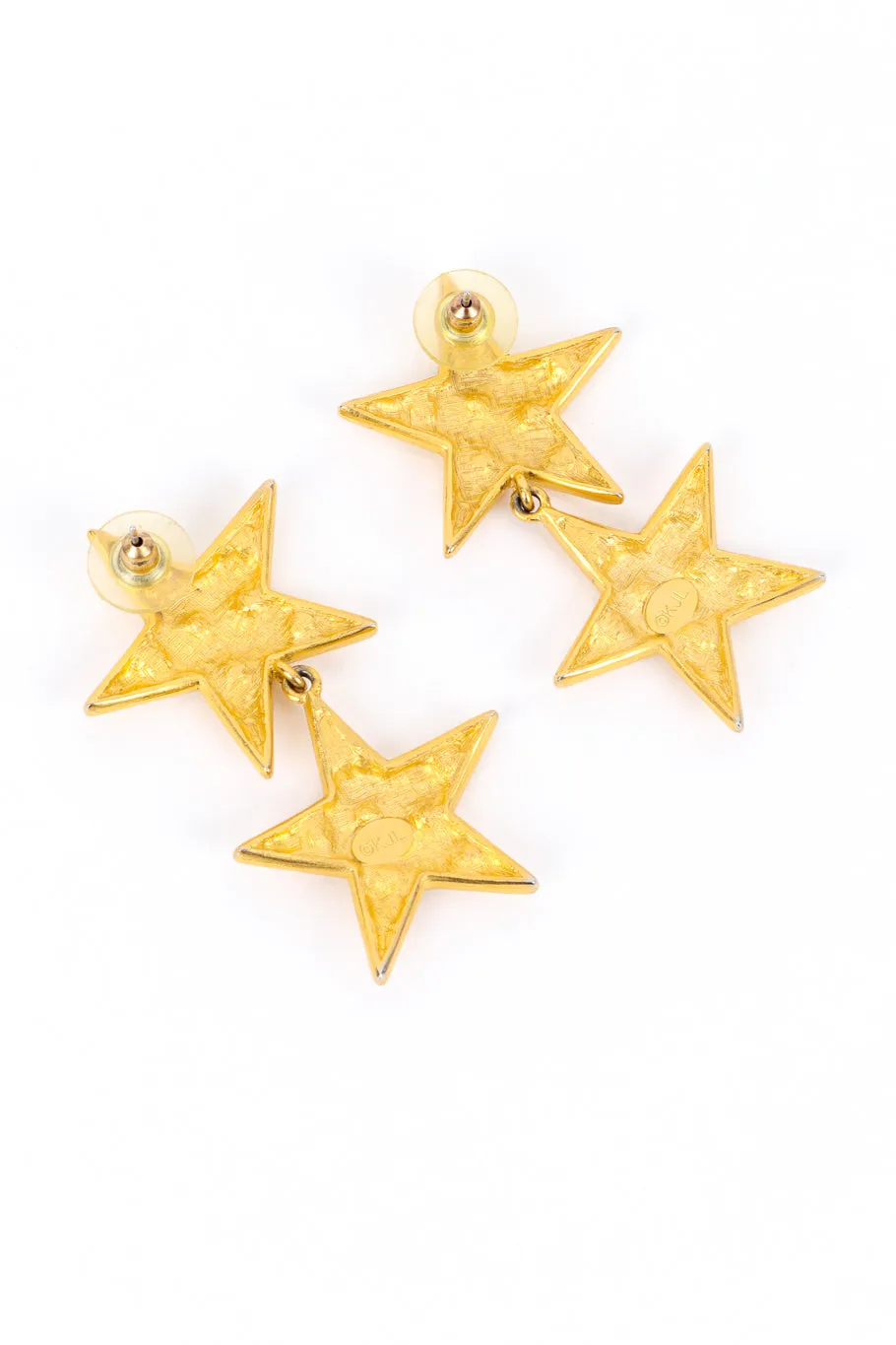 Crystal Star Drop Earrings