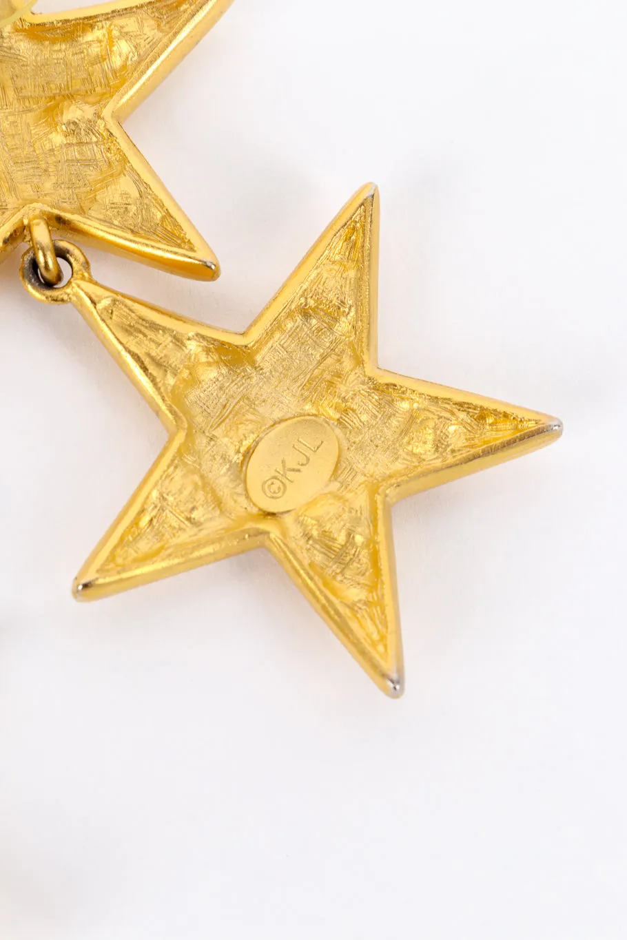 Crystal Star Drop Earrings