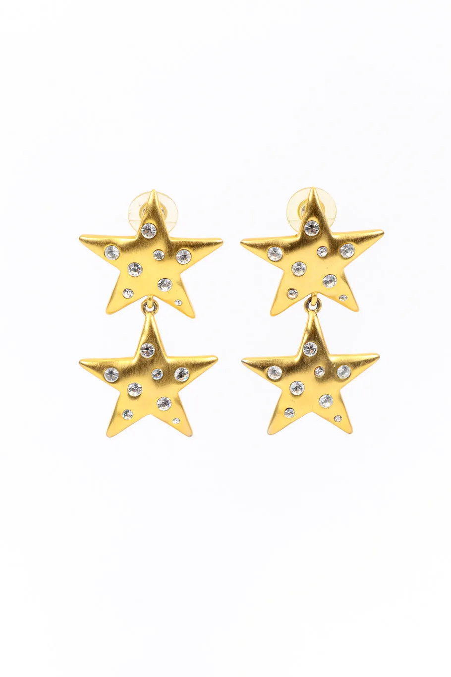 Crystal Star Drop Earrings