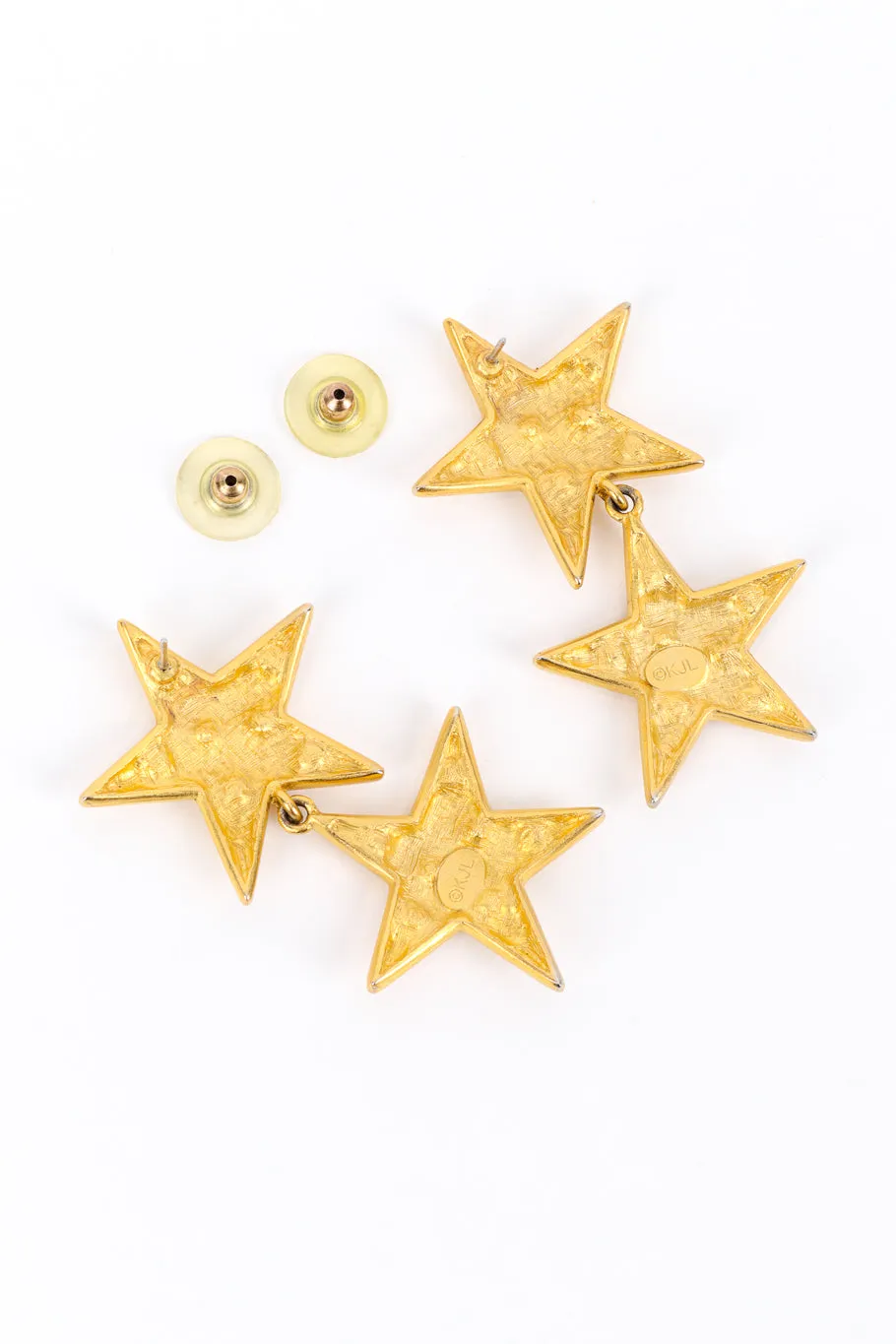 Crystal Star Drop Earrings