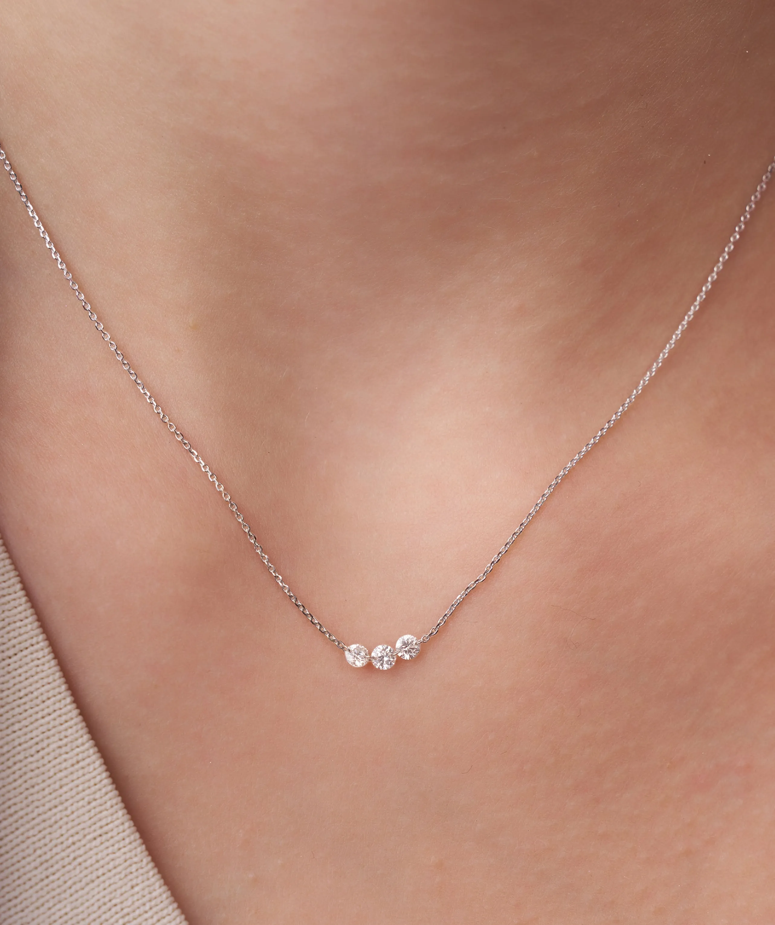 Dainty 14K Gold Trio Necklace