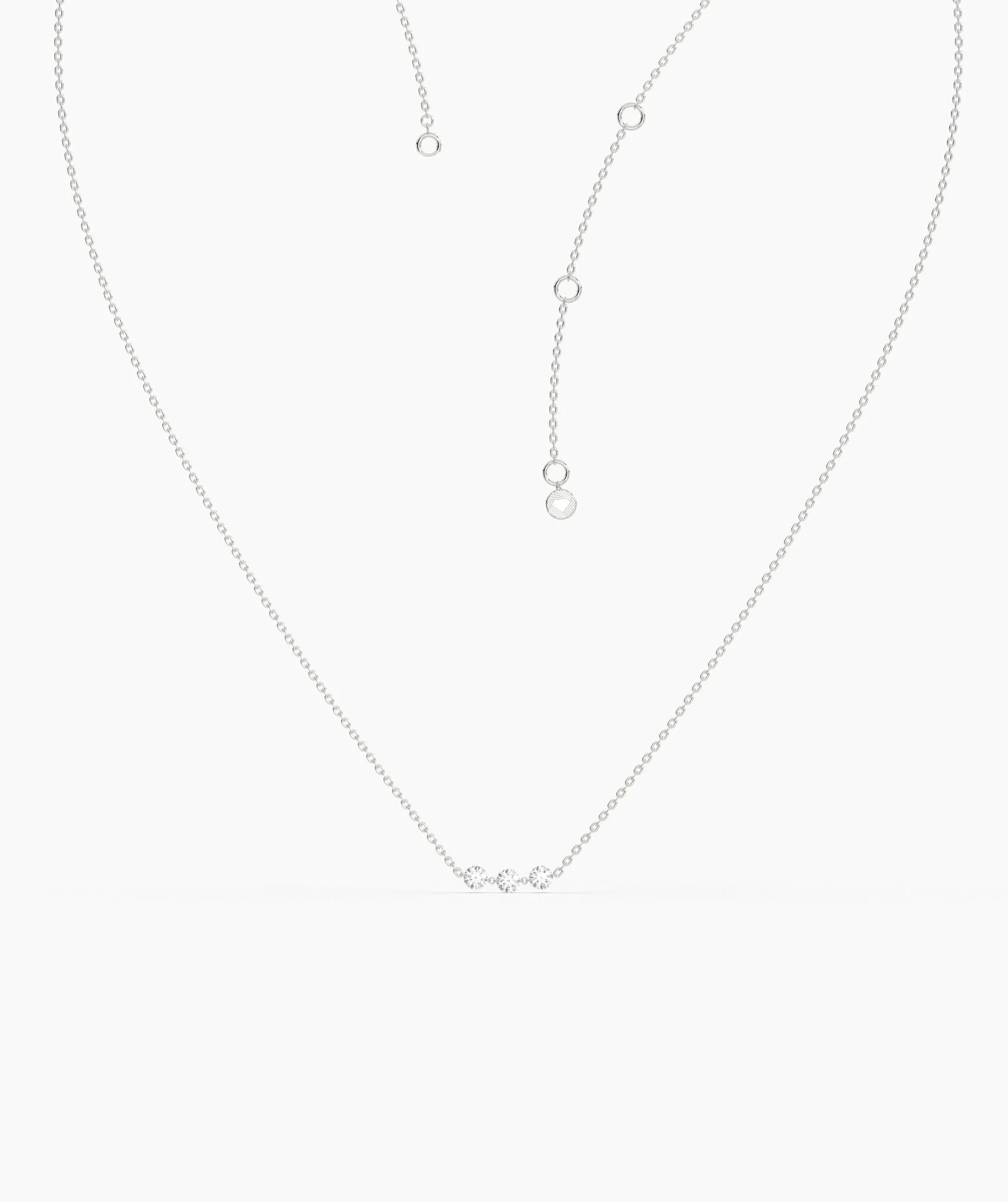Dainty 14K Gold Trio Necklace