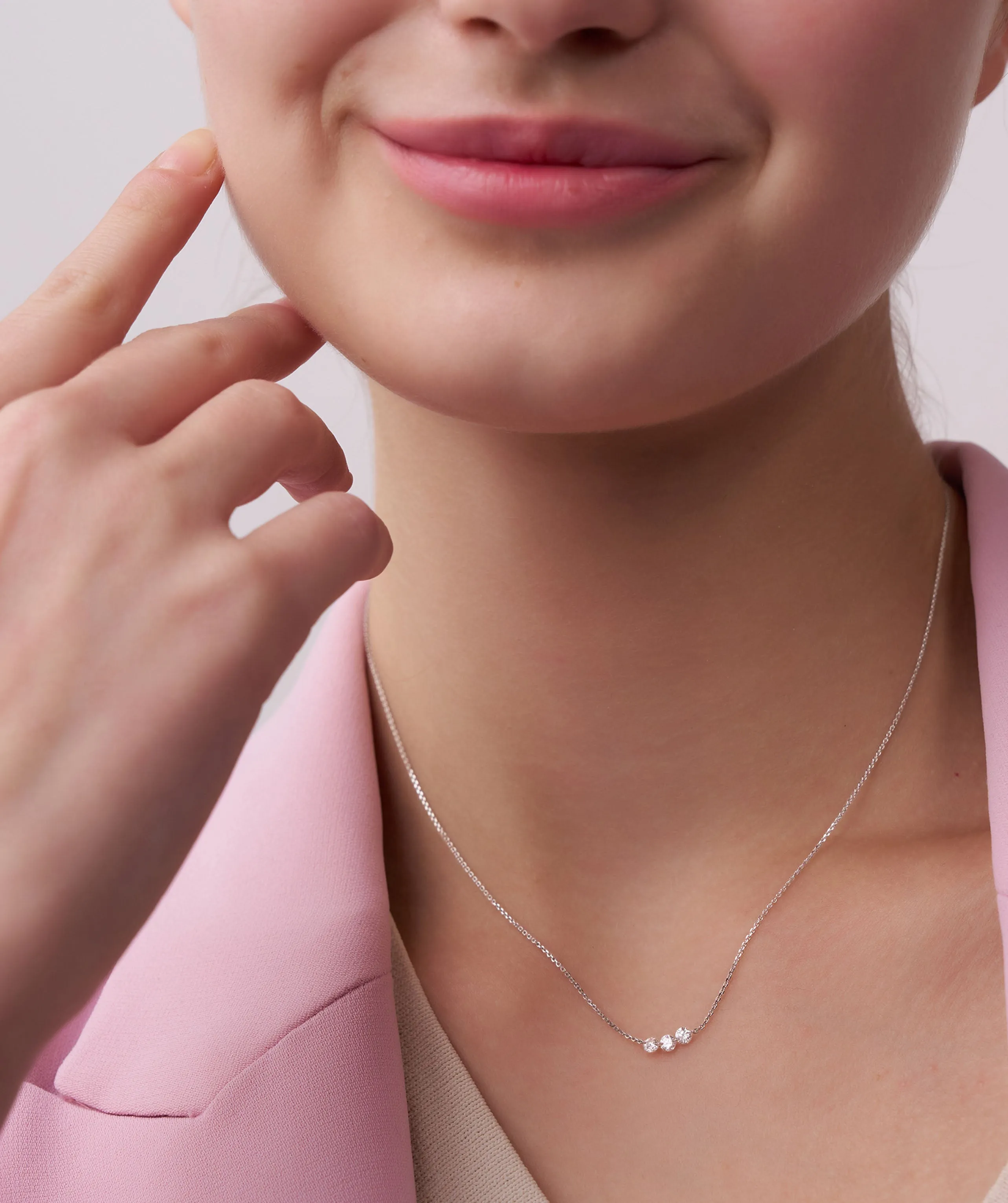 Dainty 14K Gold Trio Necklace
