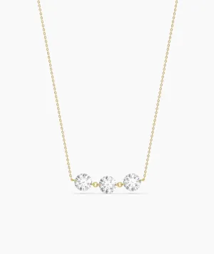 Dainty 14K Gold Trio Necklace