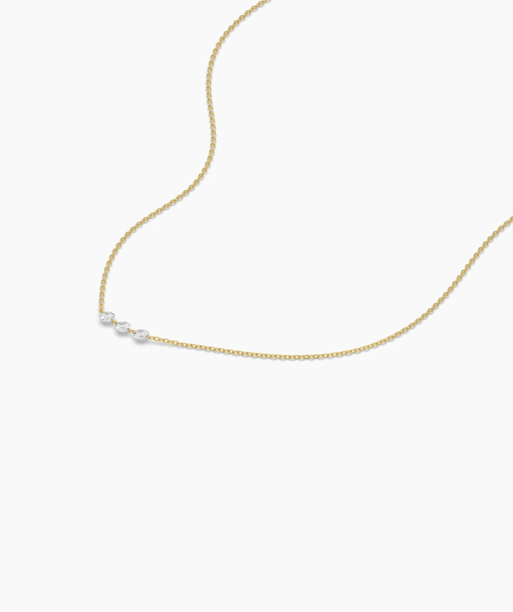 Dainty 14K Gold Trio Necklace