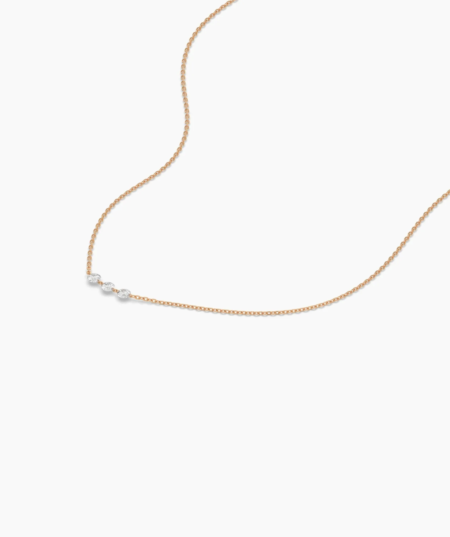 Dainty 14K Gold Trio Necklace