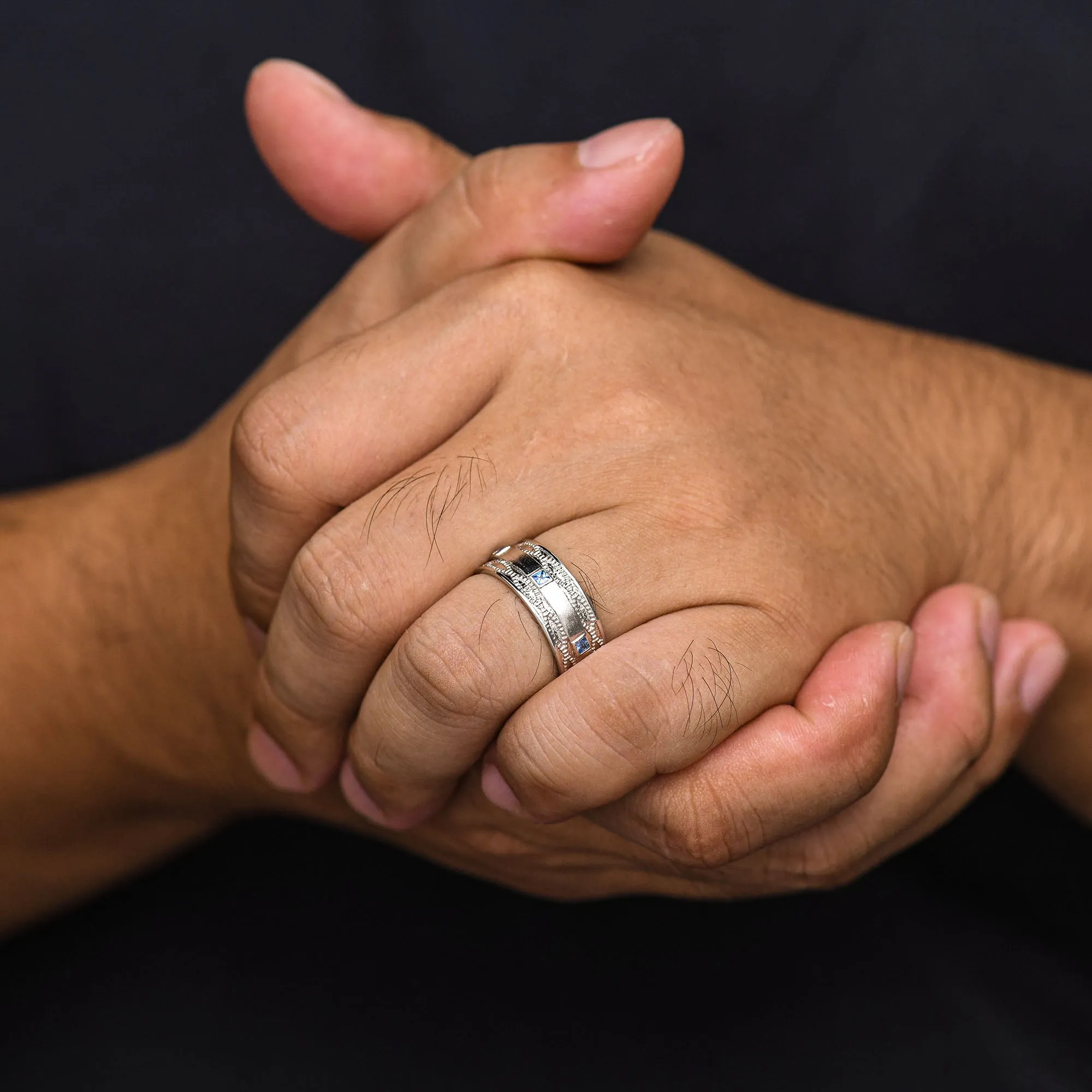 Destiny Ladder Ring - Aquamarine
